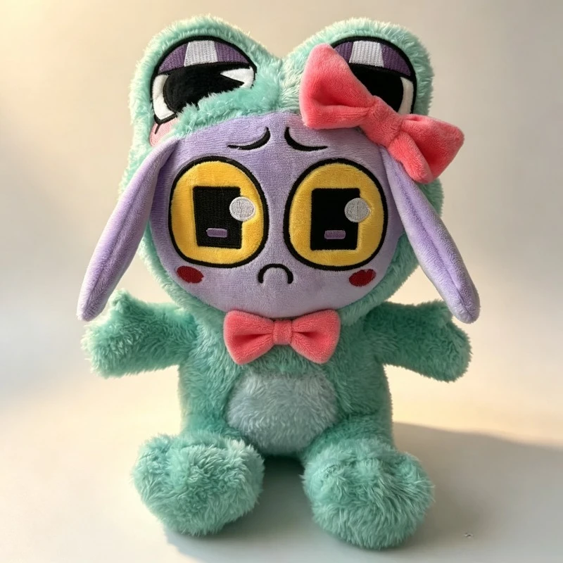 New 26cm The Amazing Digital Circus Jax Frog Costume Plush Toy Cute Cartoon Character Plushie Collectible Ornament Fans Gift