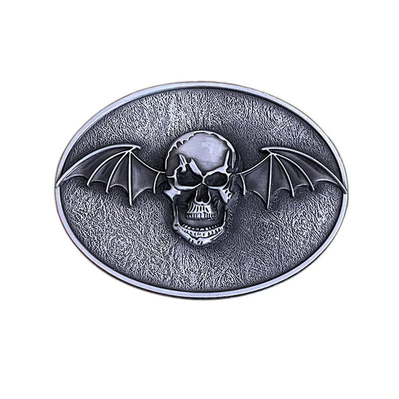 Bat Skeleton punk belt buckle