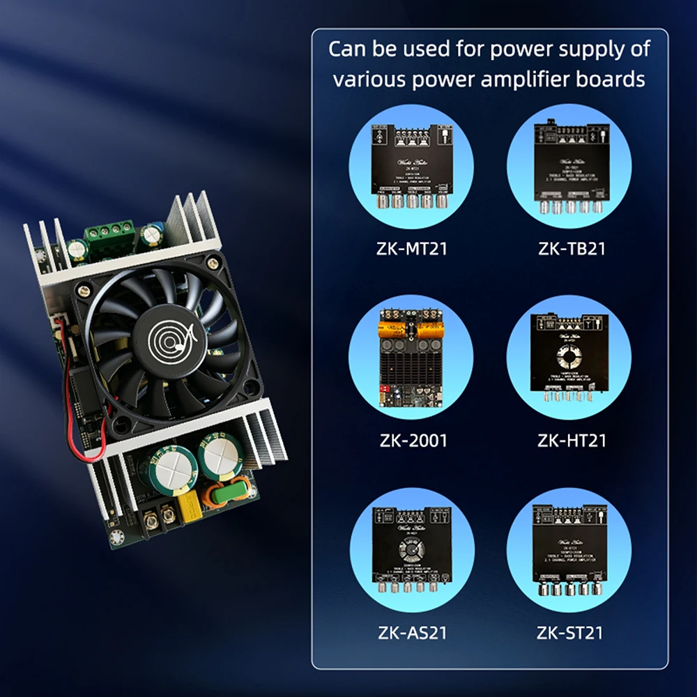 400W LLC Schaltnetzteil AC 220V zu DC 24V Hocheffizient Geräuscharmes Design für Verstärker und Subwoofer – Detail 13