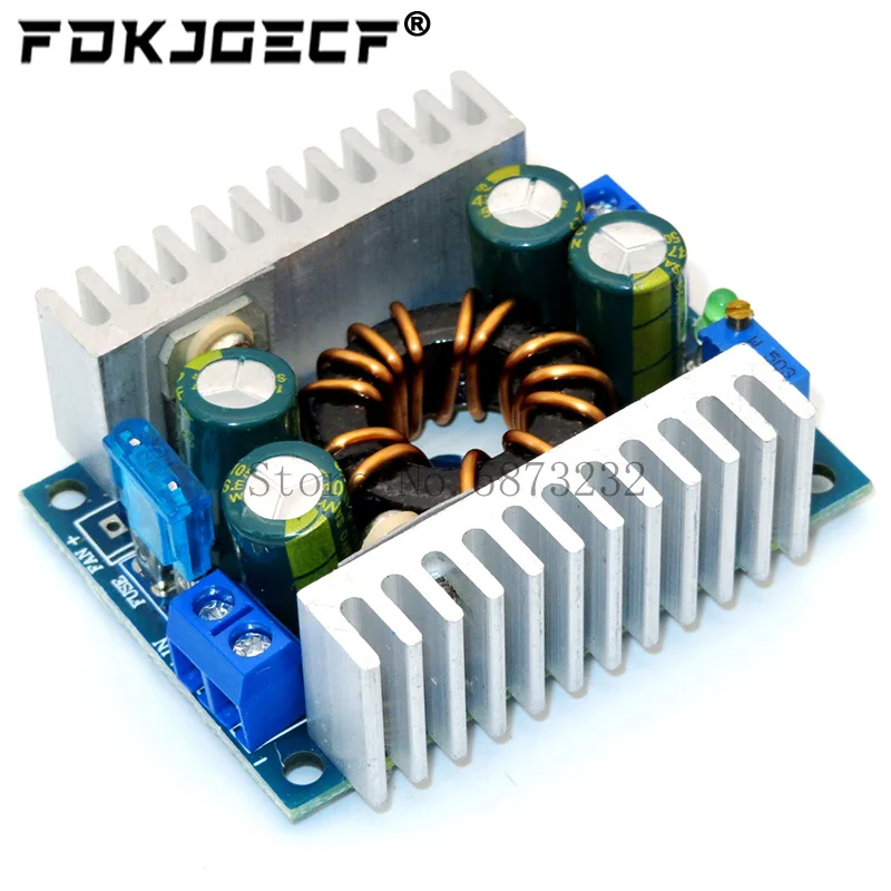 DC and DC Boost Converter, Módulo de Alimentação, 8-32V, 12V, 24V, 9-46V, 150W, 8A