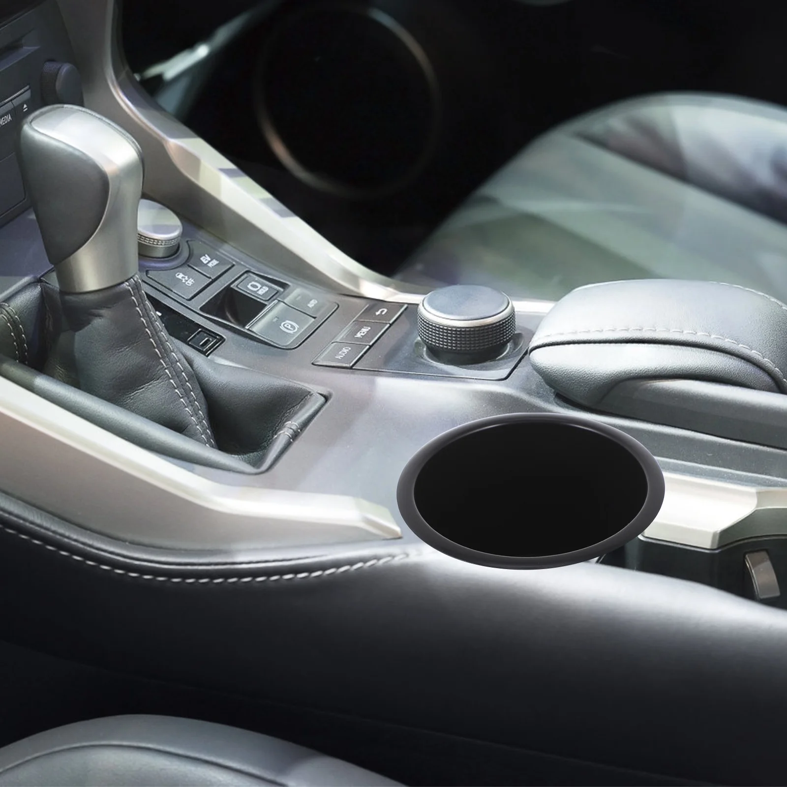 

2Pcs Rv Embedded ABS Cup Holder Recessed Drink Can Ashtray for Boat Camper Truck Yacht Boat Ring Drink Cup Holder