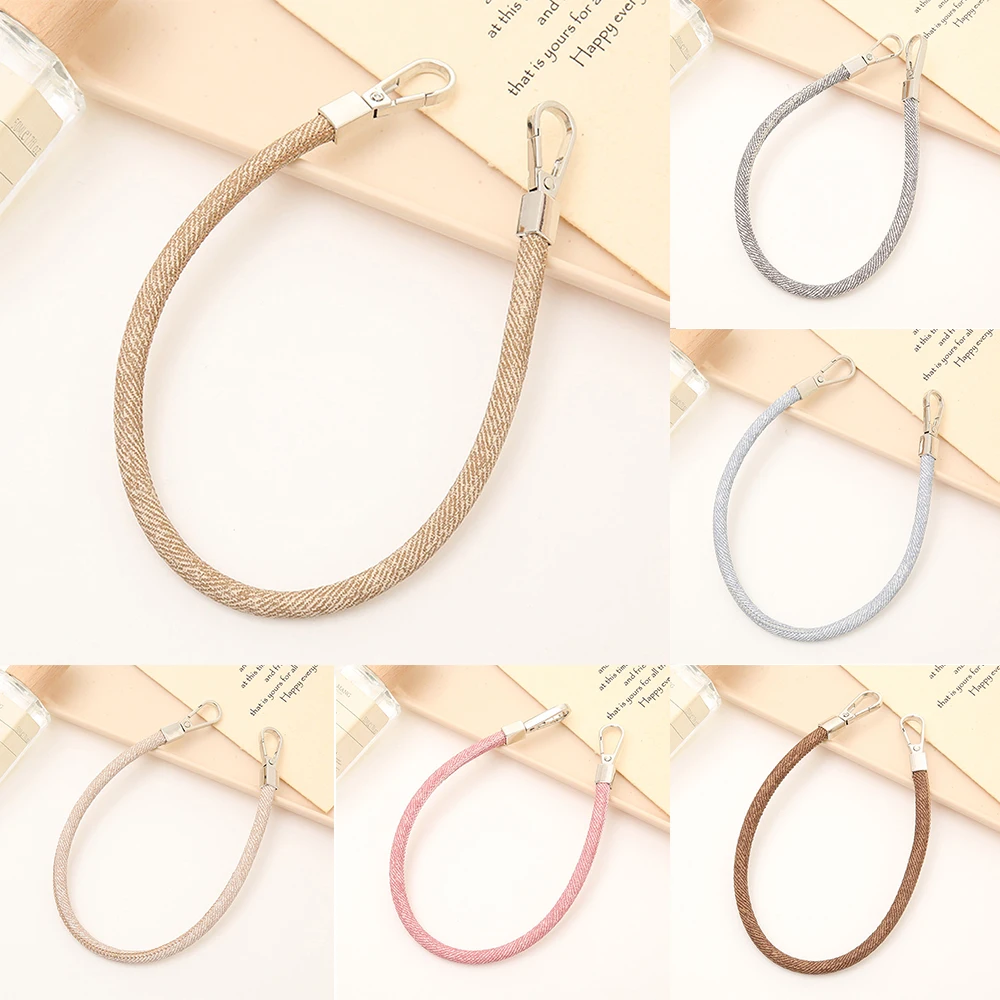 Fashion Denim Mobile Phone Anti-lost Lanyard For Men Women Wrist Straps Keychain Hanging Anti-lost Rope Durable Braided Bag Belt