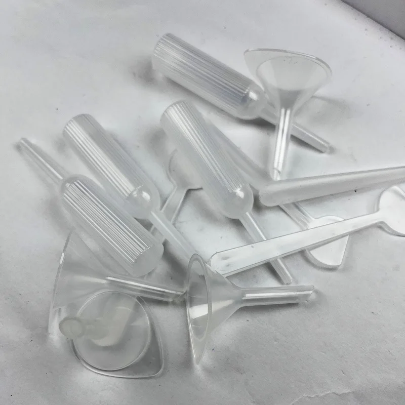 Cosmetic filling tool mini transparent small funnel suitable for liquid filling bottle