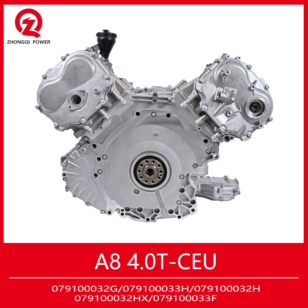 A8 4.0T CEU 8 Cylinders Gastoline Car Engine Assembly 079100032G 079100033H 079100032H 079100032HX for Audi A6 A8 Bentley