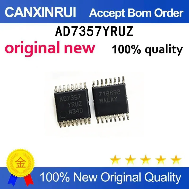 (5-100 pieces)New AD7357YRUZ AD7357YRU TSSOP16 Integrated Circuit Chip IC