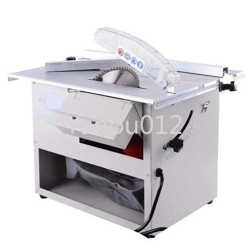 Electric Dust-Free Sliding Table Saw Woodworking Floor Miter Cutting Adjustable Speed Dust-Free Electric Saw