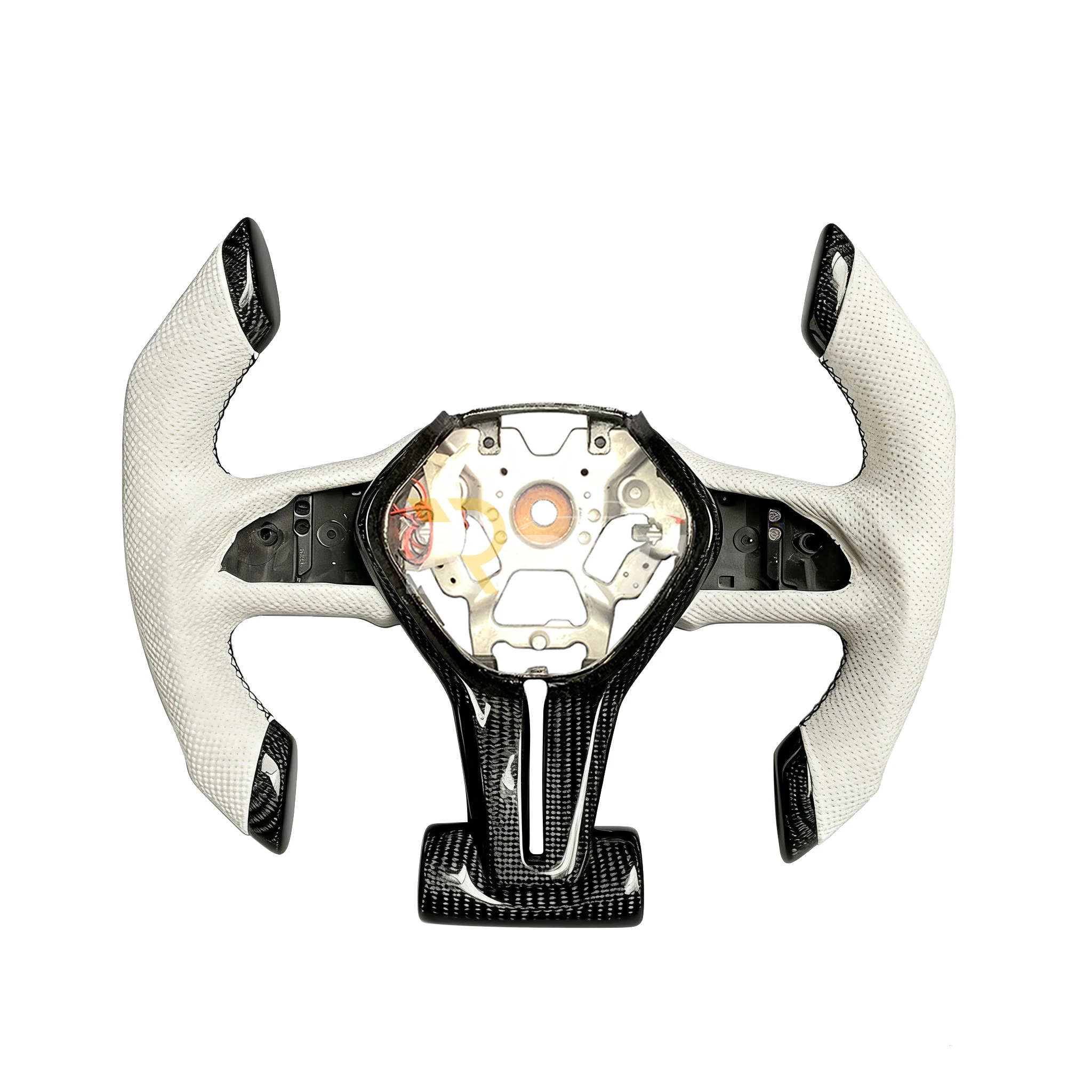 RPPF Wholesale Price Customized Leather Carbon Fiber Racing Sports Steering Wheel Gloss/Matte Finish Customized Color for