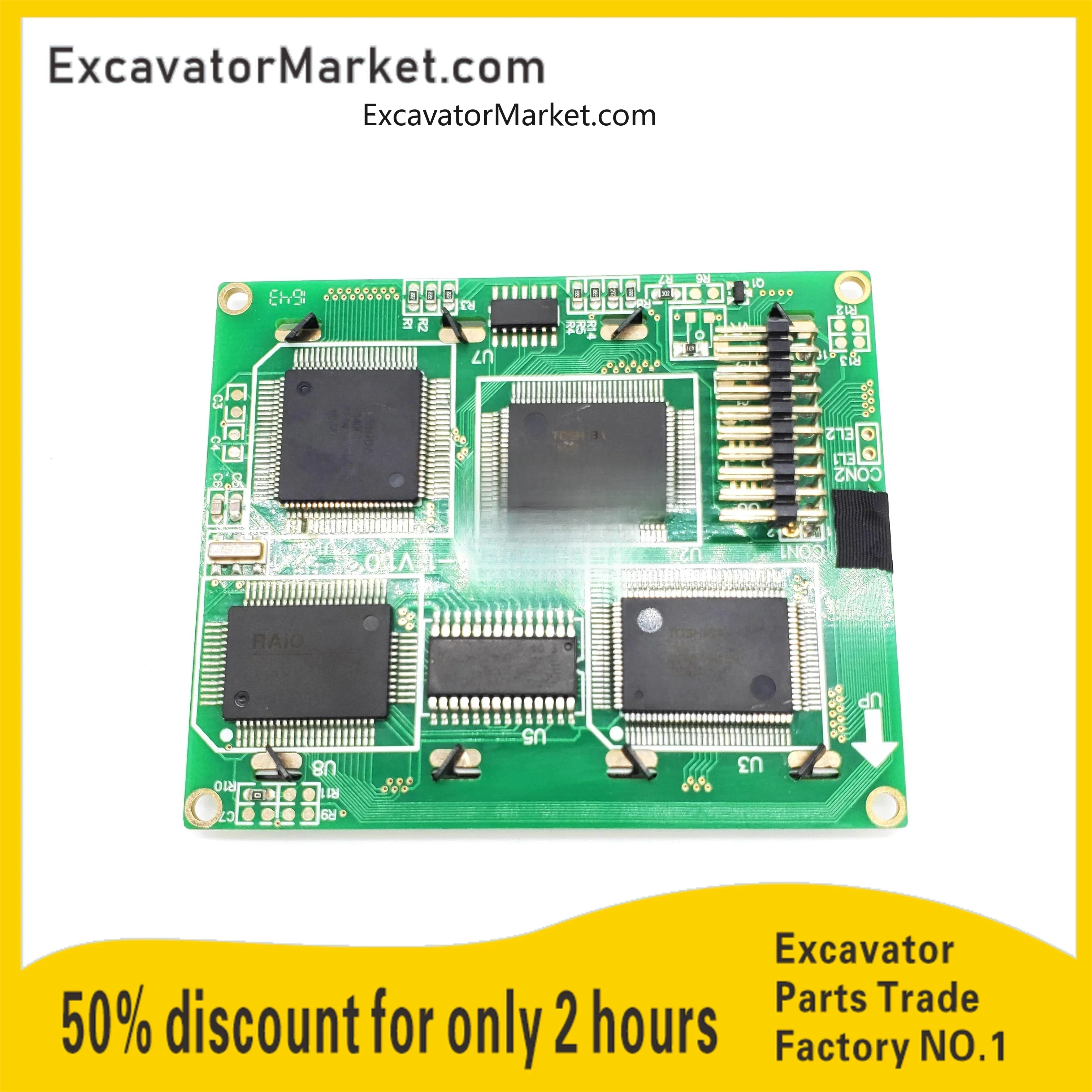 

Excavator Spare Kato 512 820 1023 1430 Excavator Instrument Panel Display LCD Chip LCD Module Accessories