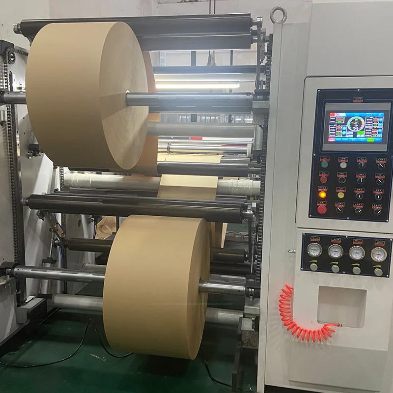 Automatic Thermal Paper Kraft Paper Coil Slitting Machine Paper Roll Slitting Machine