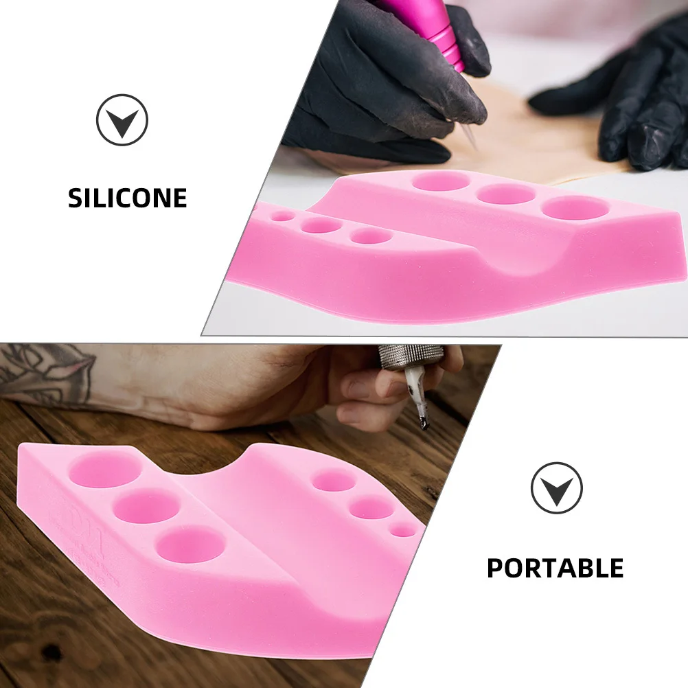 

Подставка для инструментов, 2 шт. — термостойкий силиконовый держатель для чашек с чернилами, ручек, игл, идеально подходит для художников