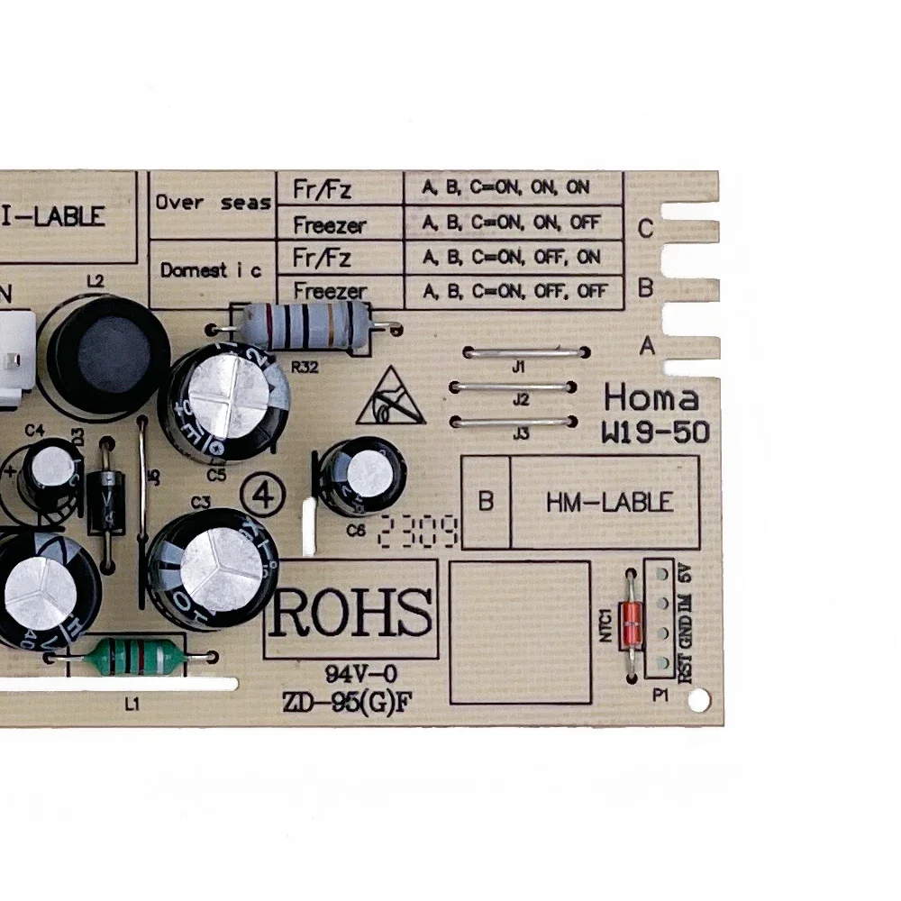 New W19-50AC Circuit PCB W19-50 Control Board For Homa Refrigerator Fridge Motehrboard Freezer Parts