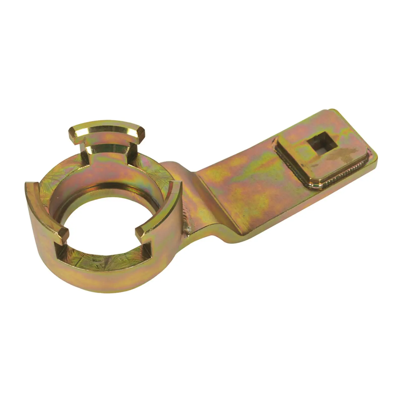 

Crank Pulley Spanner Durable Flywheel Locking Tool Crank Pulley Holding Tool for Ford Stable Performance Easy to Install