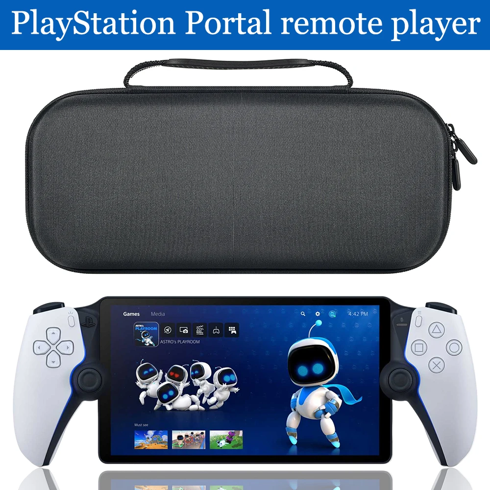 

Carrying Case Bag for Sony PS5 PlayStation Portal Remote Player Shockproof Protective Travel Case Storage Bag Accessories