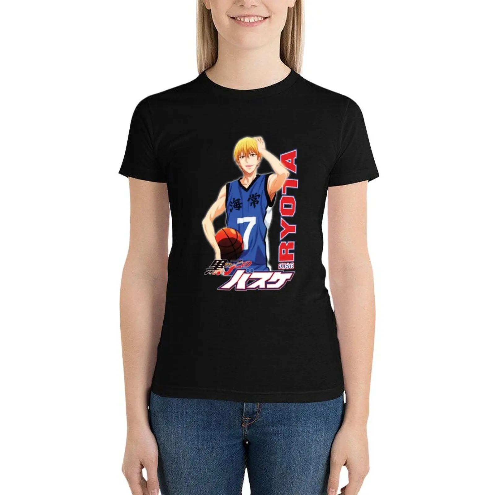 Anime Kise Ryota Basketball Player T-Shirt lady clothes tees korean fashion Women's clothing