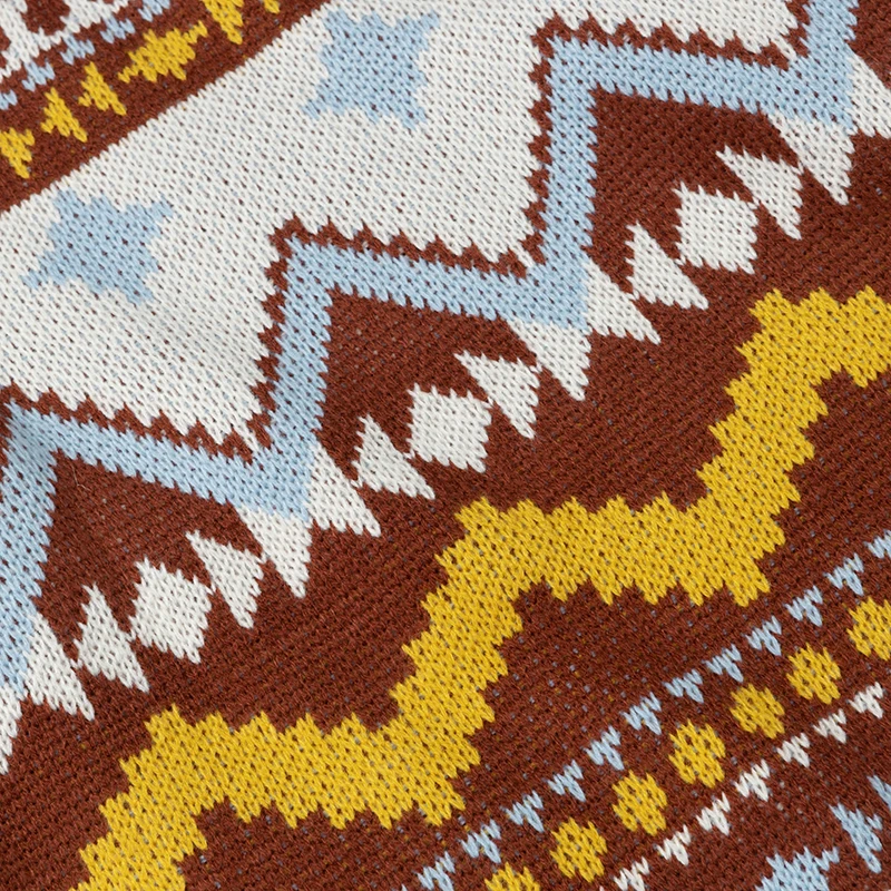 Maglioni lavorati a maglia oversize da uomo autunnali maglioni caldi e accoglienti a righe streetwear Harajuku abbigliamento casual in maglieria dalla vestibilità ampia