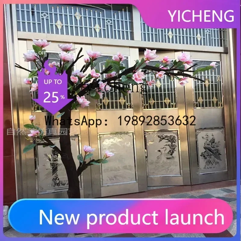 b206 Artificial Magnolia Tree White Large Banyan Peach Tree Living Room Floor Flower Tree