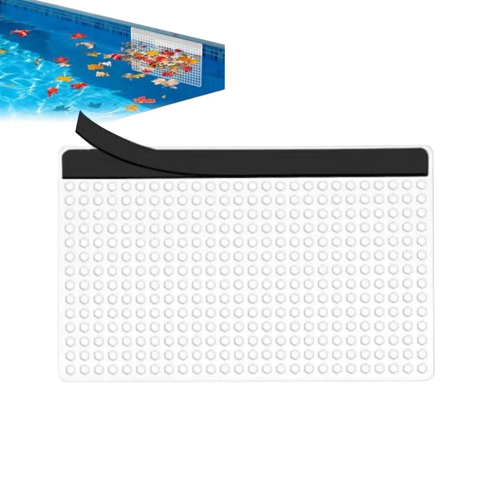 Magnetic Pool Skimmer Screen Rustproof Leaf Catcher Net Cover Replacement for Swimming Pool Pond Leaves Poolside