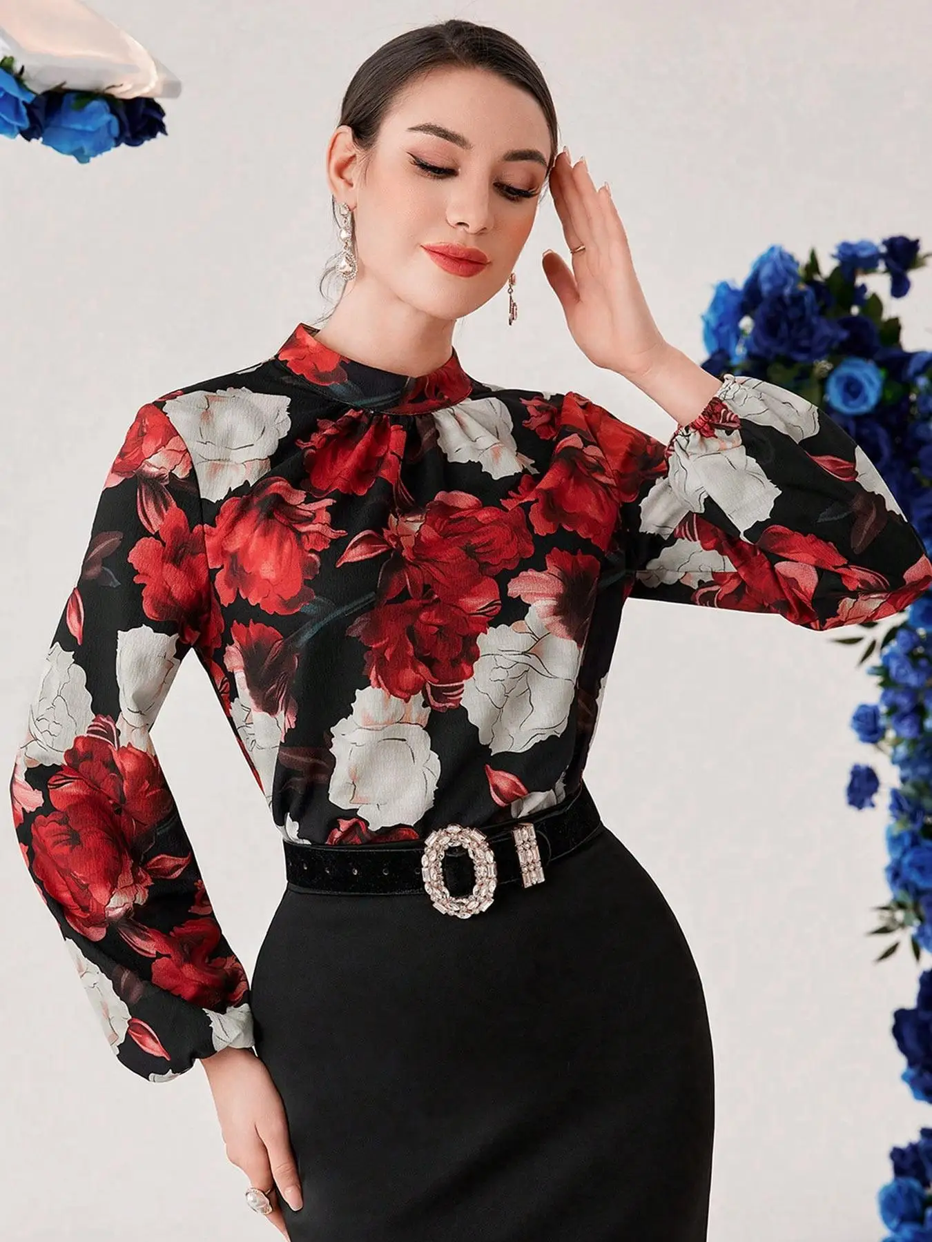 

Women's Casual Shirt, Stylish Ladies Top for Daily Wear & Office Use, Comfortable Fit Design, Perfect for Spring & Fall Seasons