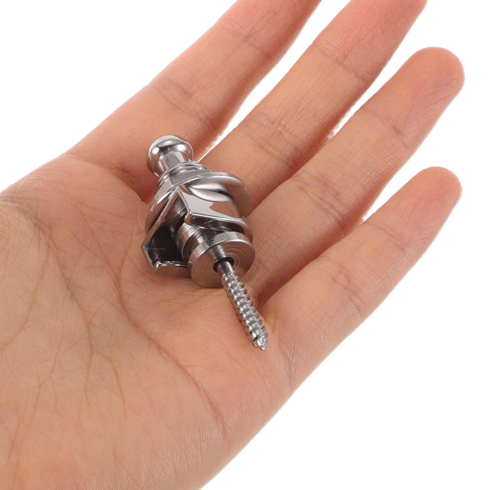 

4pcs Guitar Strap Holder Locks Anti Slip Bass Hardware Replacement Pin Universal Fit for Ukulele Electric Guitar Accessories