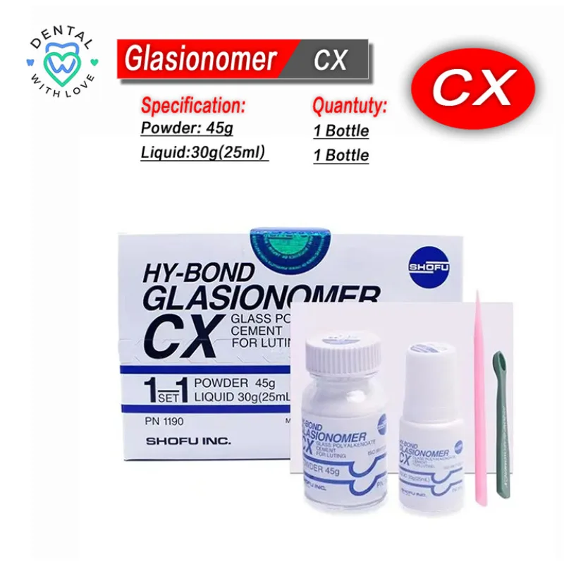 

Стоматологический материал SHOFU HY-BOND: адгезив для цельнокерамических коронок, порошок и жидкость для восстановления зубов (1 шт.)