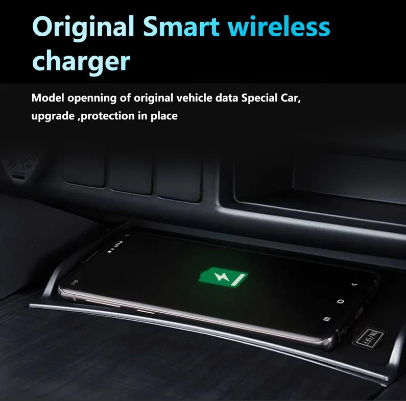 Bezprzewodowa ładowarka do Toyota Fortuner 2015-2022 - Szybka podkładka ładująca do modeli SUV Akcesoria