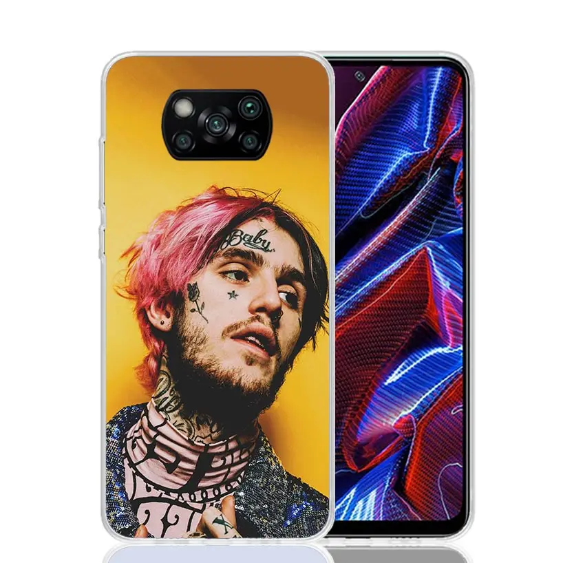 Lil Peep Singer Phone Case For Xiaomi Poco X6 X5 X4 X3 Nfc F6 F5 Pro F4 Gt F3 F2 F1 M5S M4 M3 Art Customized Coque Capa