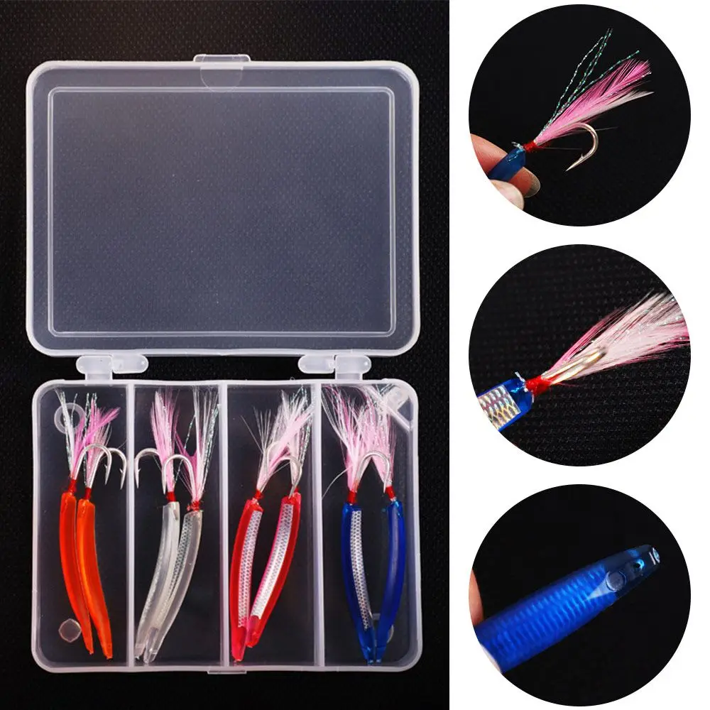 8Pcs/box Plastic Surf Yumizuno New Style Hard 6cm 1.2g Fishing Swimbait decoys Spoon bait Japan Trolling Fishing Lure