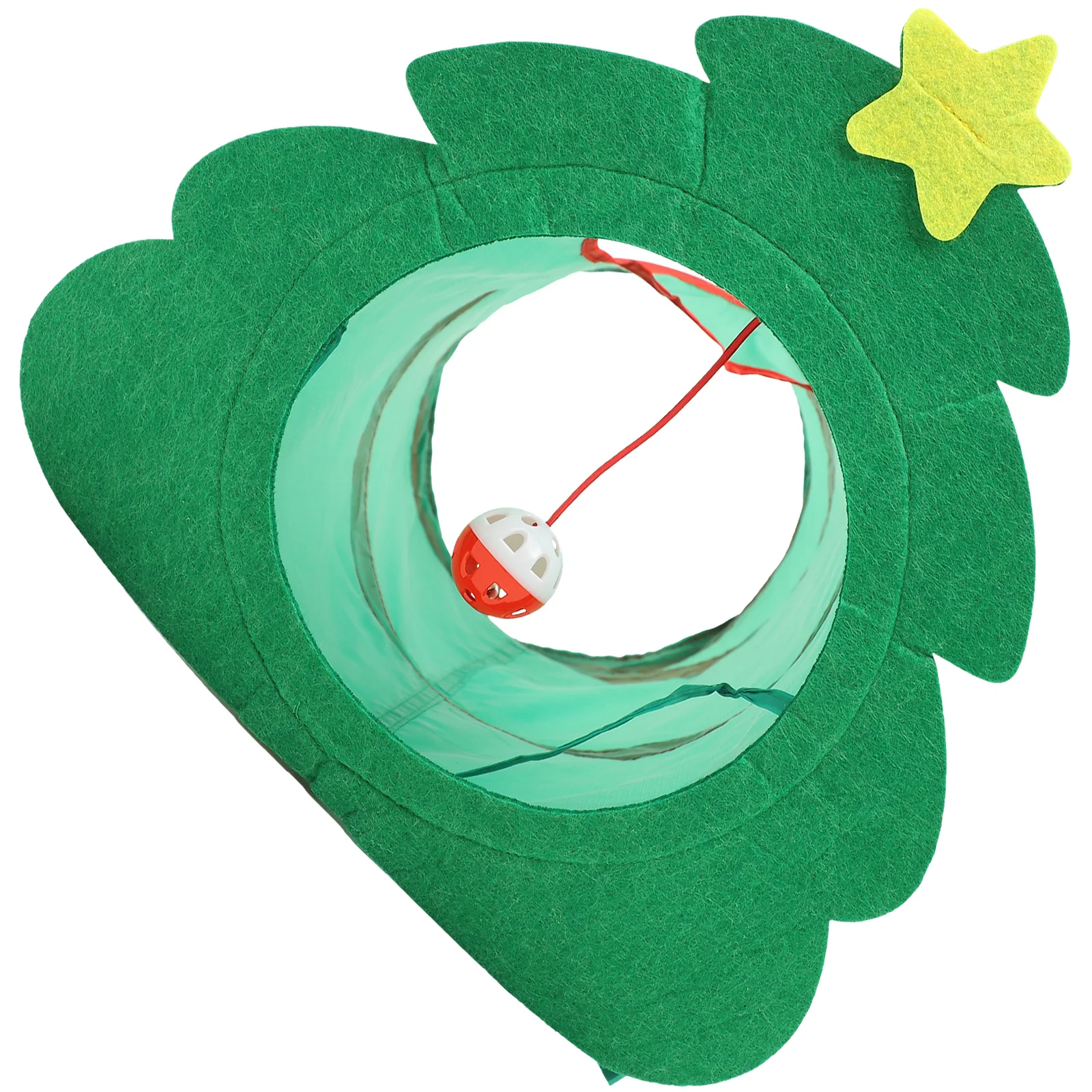 Cat Tunnel Pet Supplies Direct Foldable Channel Christmas Toys Tunnels Polyester Sleeping Nest Bed Plaything