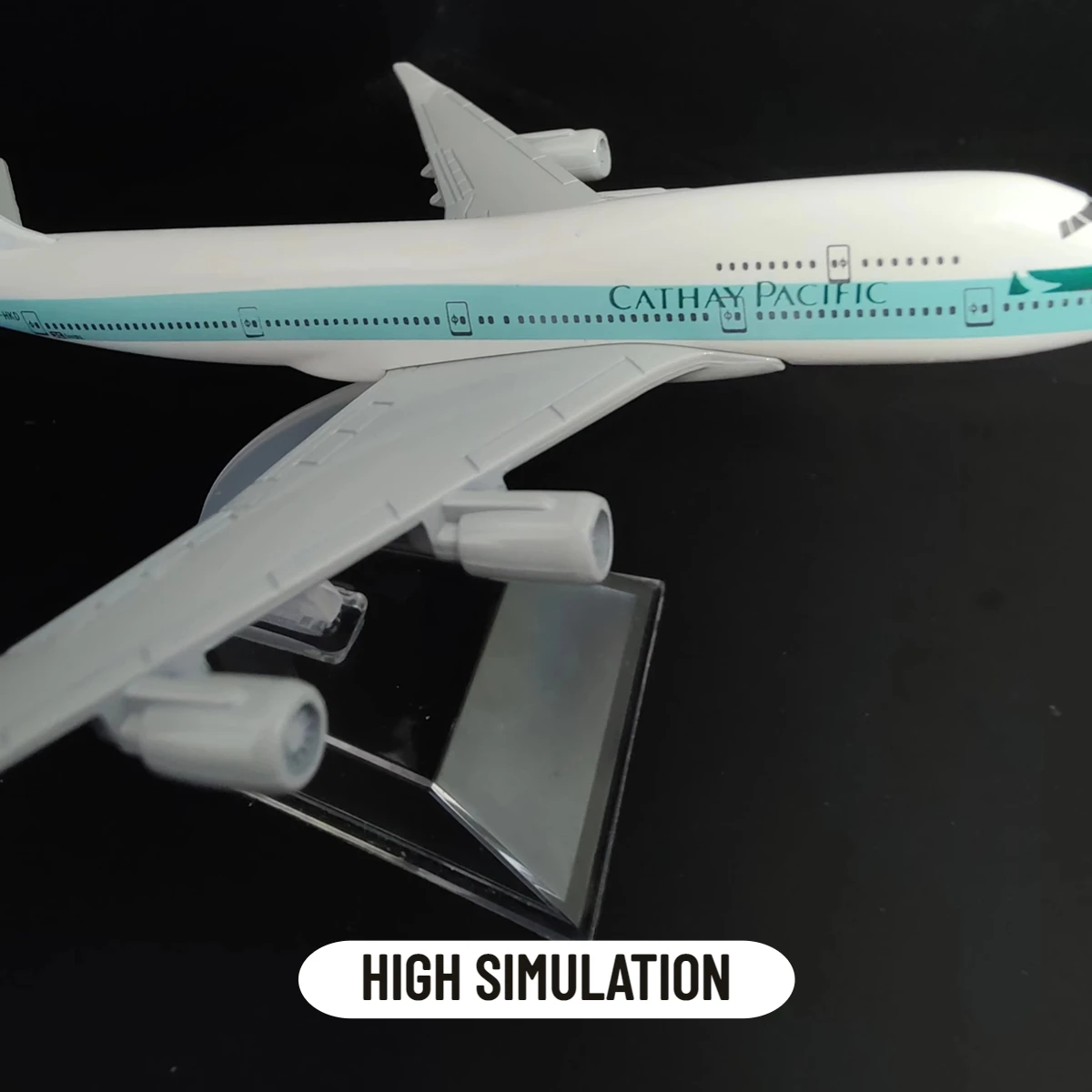 Skala 1:400 Model metalowe samoloty, Hong Kong Cathay Pacific linii lotniczych odleciał miniaturowy samolot ozdoba do pokoju na prezent dla dzieci zabawka dla chłopca