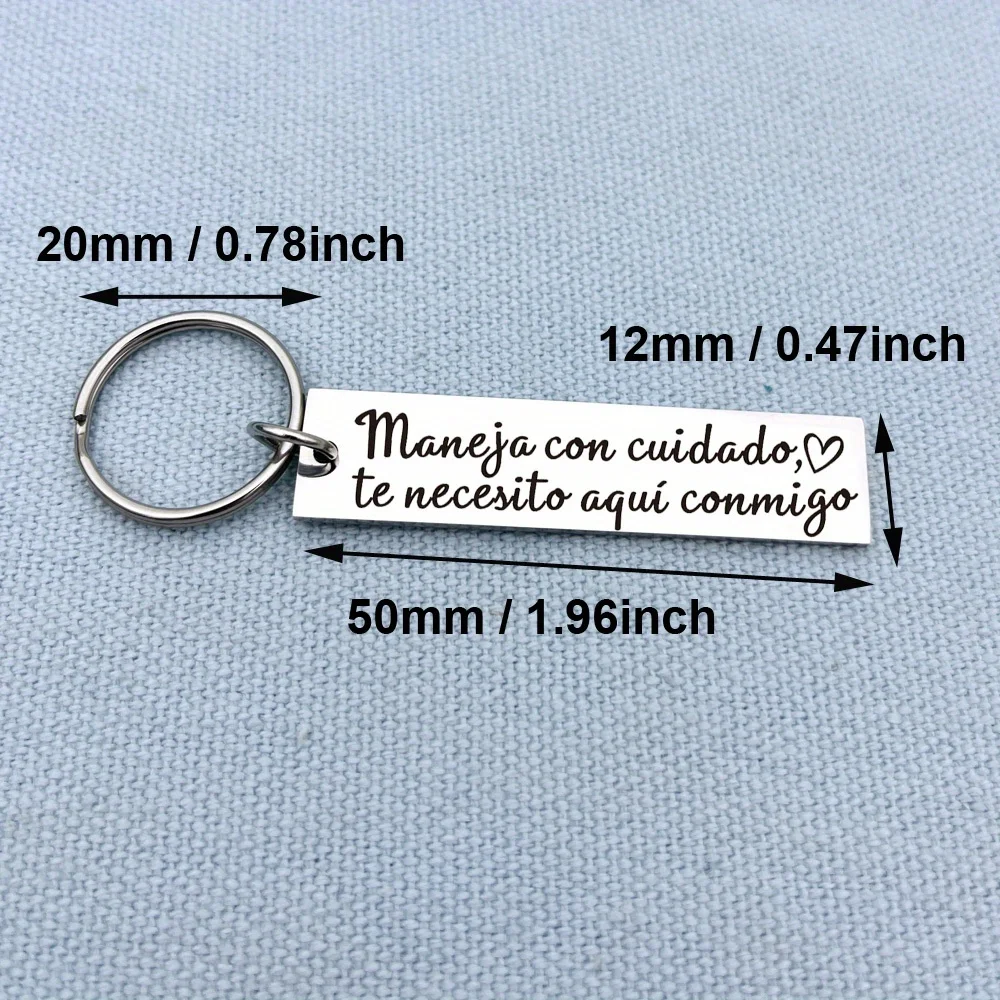 Spanish-style Heart Pattern Keychain, Unique Gift