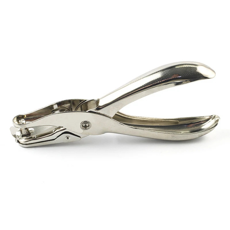 Hand held punch, heat shrinkable sheet, postcard paper, single hole punch pliers, DIY hardware tools
