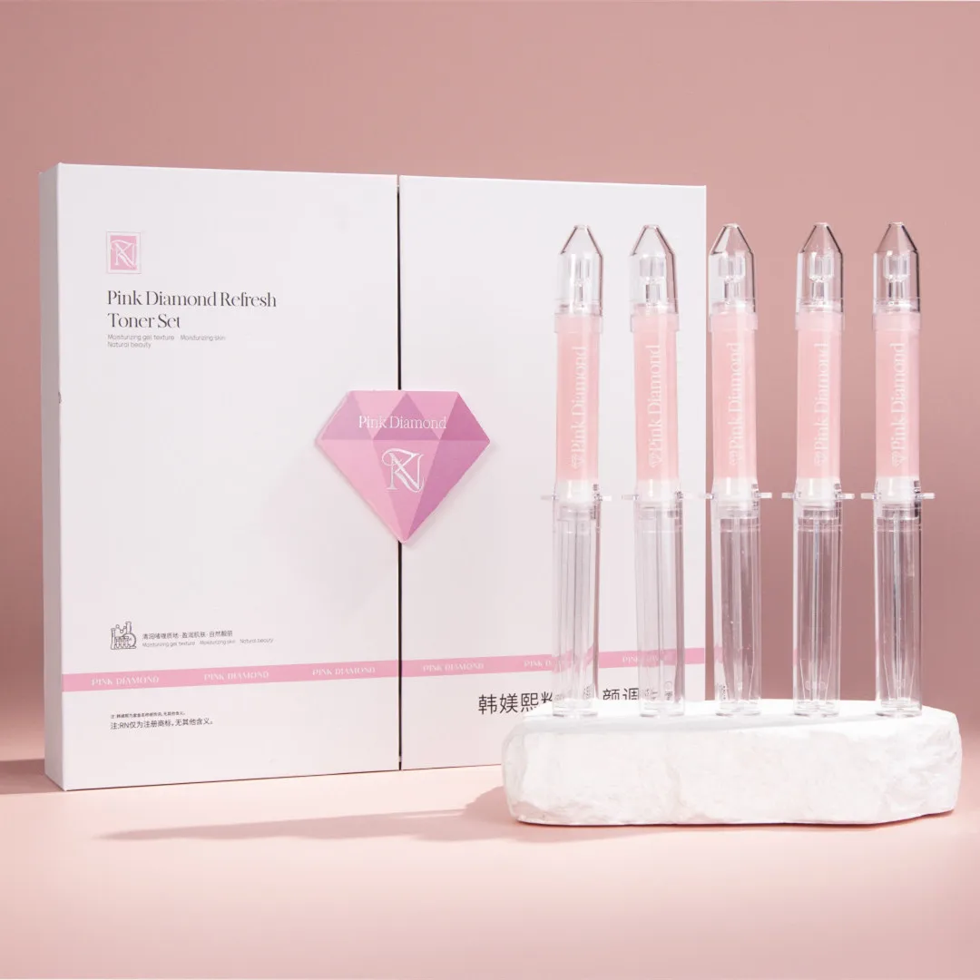Sérum Profissional Vegano para Microagulhamento Shot 500 Gel Antienvelhecimento, Clareador e Reparador com Agulhas, Conjunto Coreano de Beleza para Re