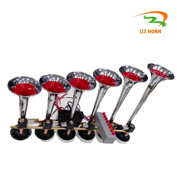 Klaxon 12v 8 geluiden luchthoorn muziekhoorn vrachtwagenonderdelen
