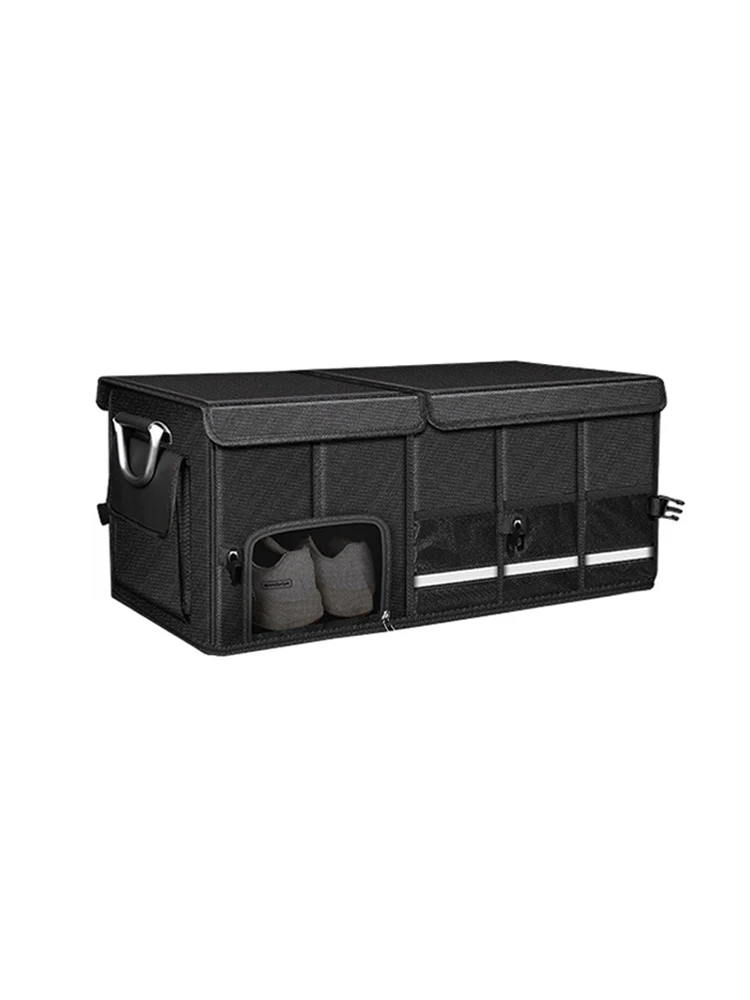 Draagbare opvouwbare kofferbakopbergdoos Waterdichte Oxford-doek 92L Auto-organizer met grote capaciteit voor kamperen Vissen - afbeelding 2