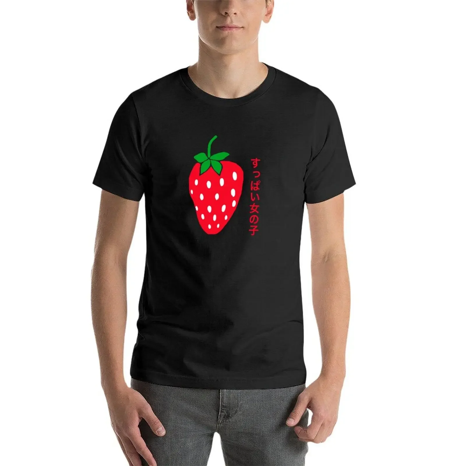 Cute Strawberry Ichigo Japanese Suppai Girls T-Shirt graphic shirts oversized t shirt boys whites t shirt for men image 4