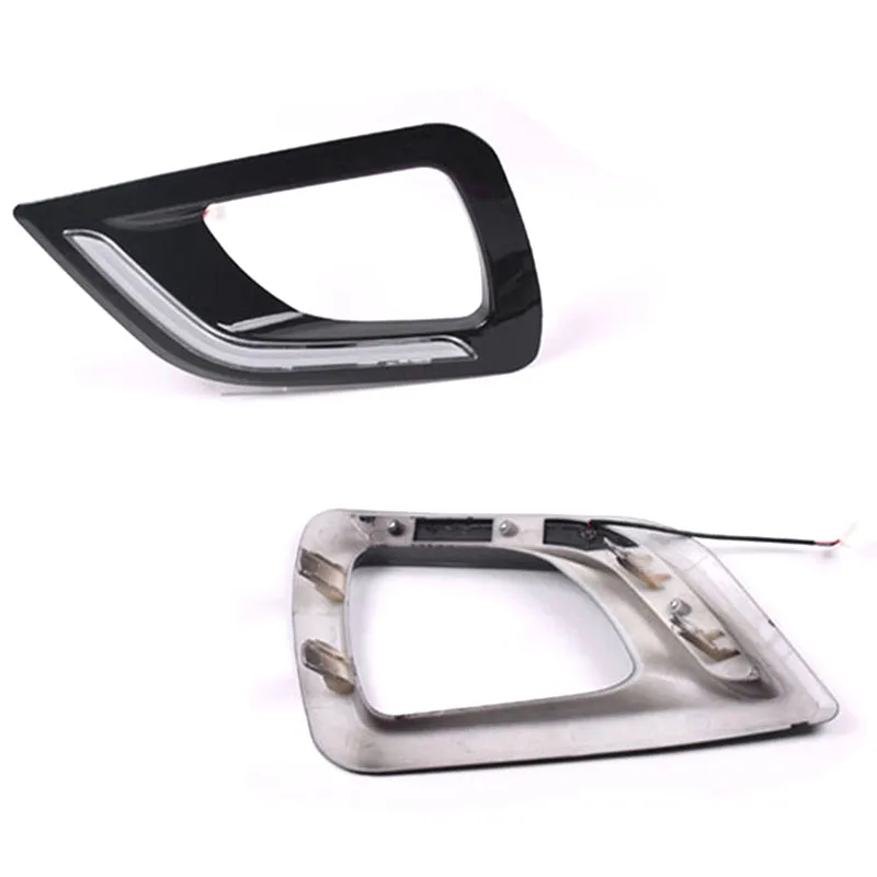 

Светодиодные DRL дневные ходовые огни противотуманные фары 12 В автомобильные ходовые огни для Nissan Navara NP300 2015-2018-T48C