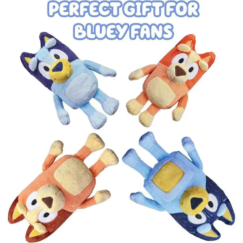 

25cm Blueyed Dog Bingo Family 25cm Plush Toy Cartoon Dog Soft Stuffed Animals Dolls Birthday Christmas Gifts Family Blue-y B