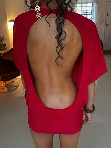 10 best sales rygglös miniklänning - №4