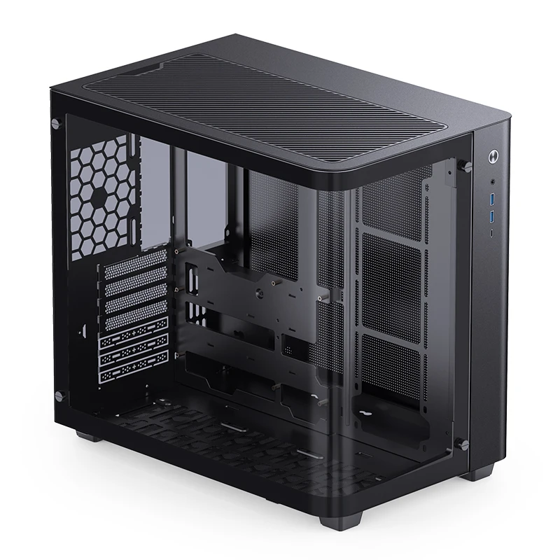 JONSBO TK-3 Chassis Compatible with ATX Motherboard, Power Supply, 360 Cooler, Curved Glass Appearance, Ocean View Room Chassis