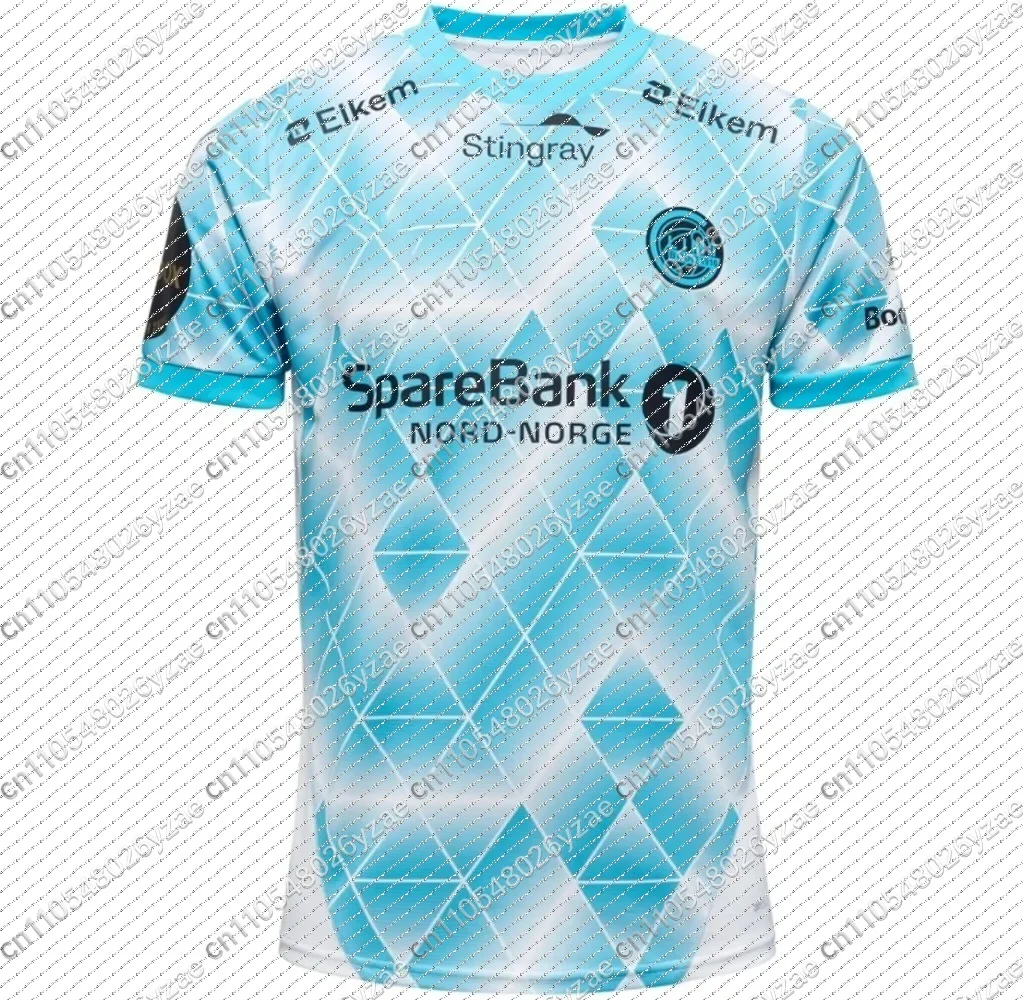 

2026 Bod/Glimt Home and Away Football Jerseys T-shirt 3D Printed Short Sleeved Sports T-shirt Same for Adults and Children