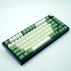 NPKC Matcha Korean Keycaps OEM Profile Keycap Russian PBT Key caps For Cherry MX Switch Mechanical Keyboard Japanese Key cap