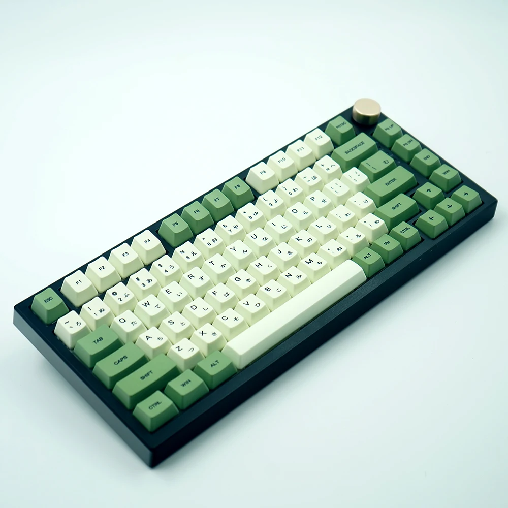 npkc matcha coreano keycaps oem perfil keycap russo pbt adequado para cherry mx teclado interruptor mecanico japones 03