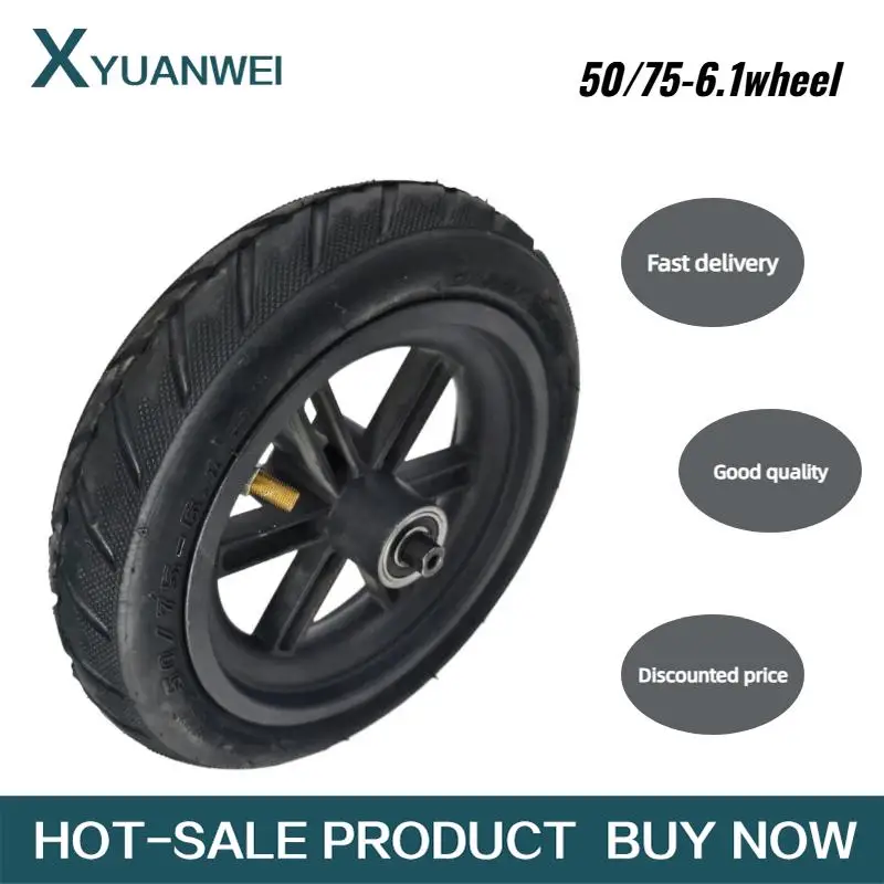 

Suitable for high-quality wheels of Xiaomi electric scooter 50/75-6.1 inner and outer tires with 6-hole disc brake wheel hub