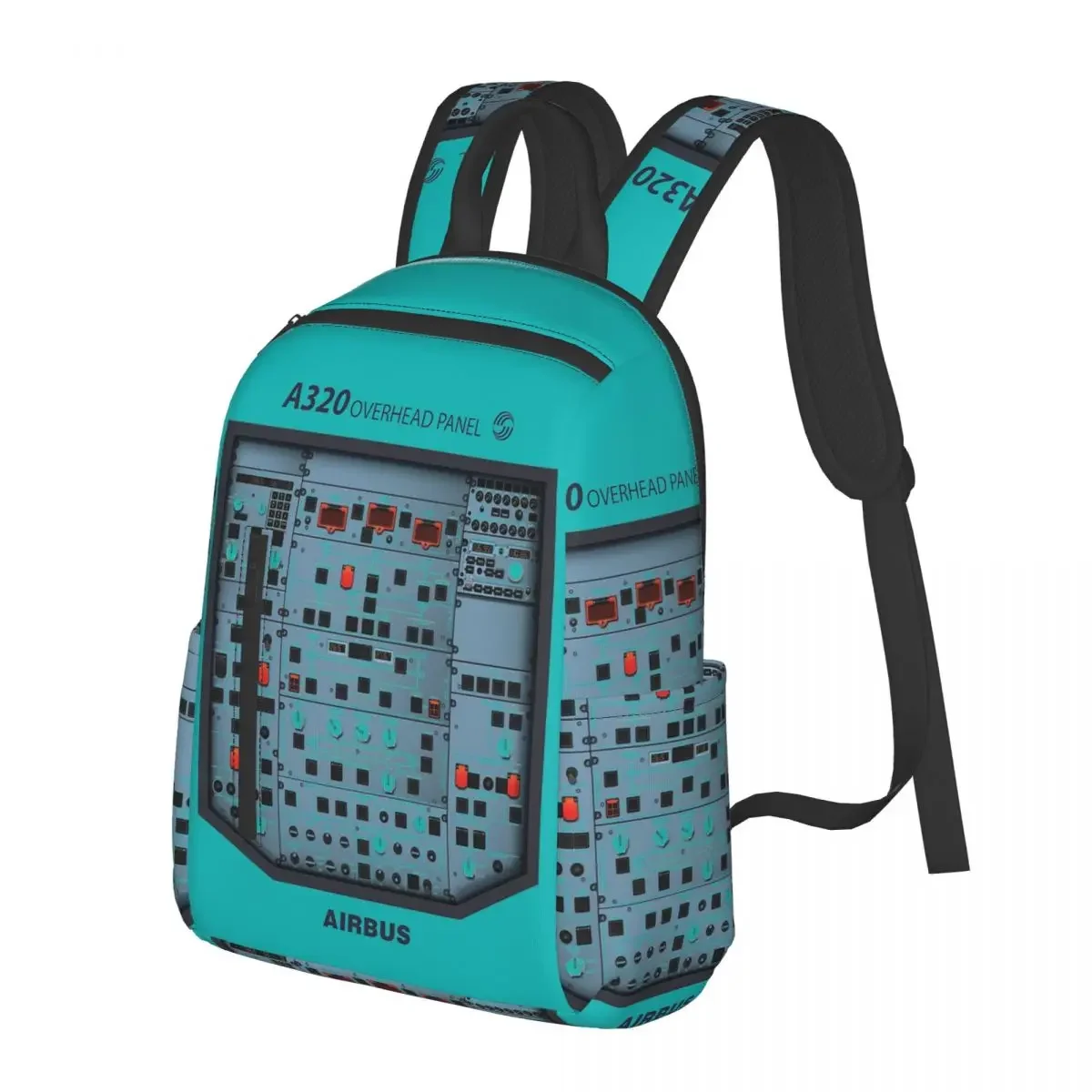 

AIRBUS A320 OVERHEAD PANEL Student Backpack School Bag Hiking Travel Daypack for Boys Girls Fashion Bookbag Shoulder Bags