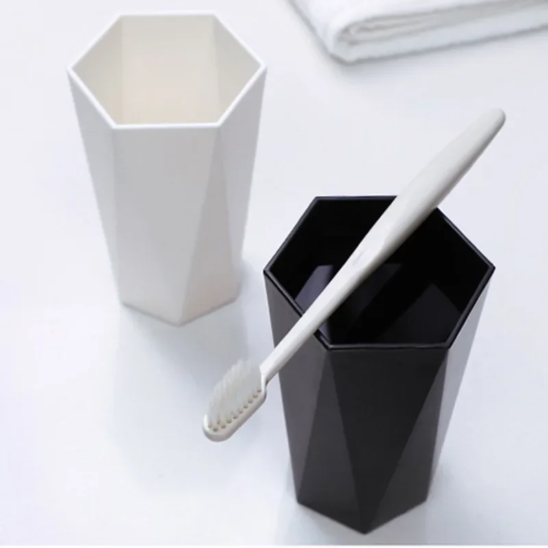 Home Wash Cup Brushing Cup Plastic Fashion Simple Creative Mouthwash Cup Bathroom Products