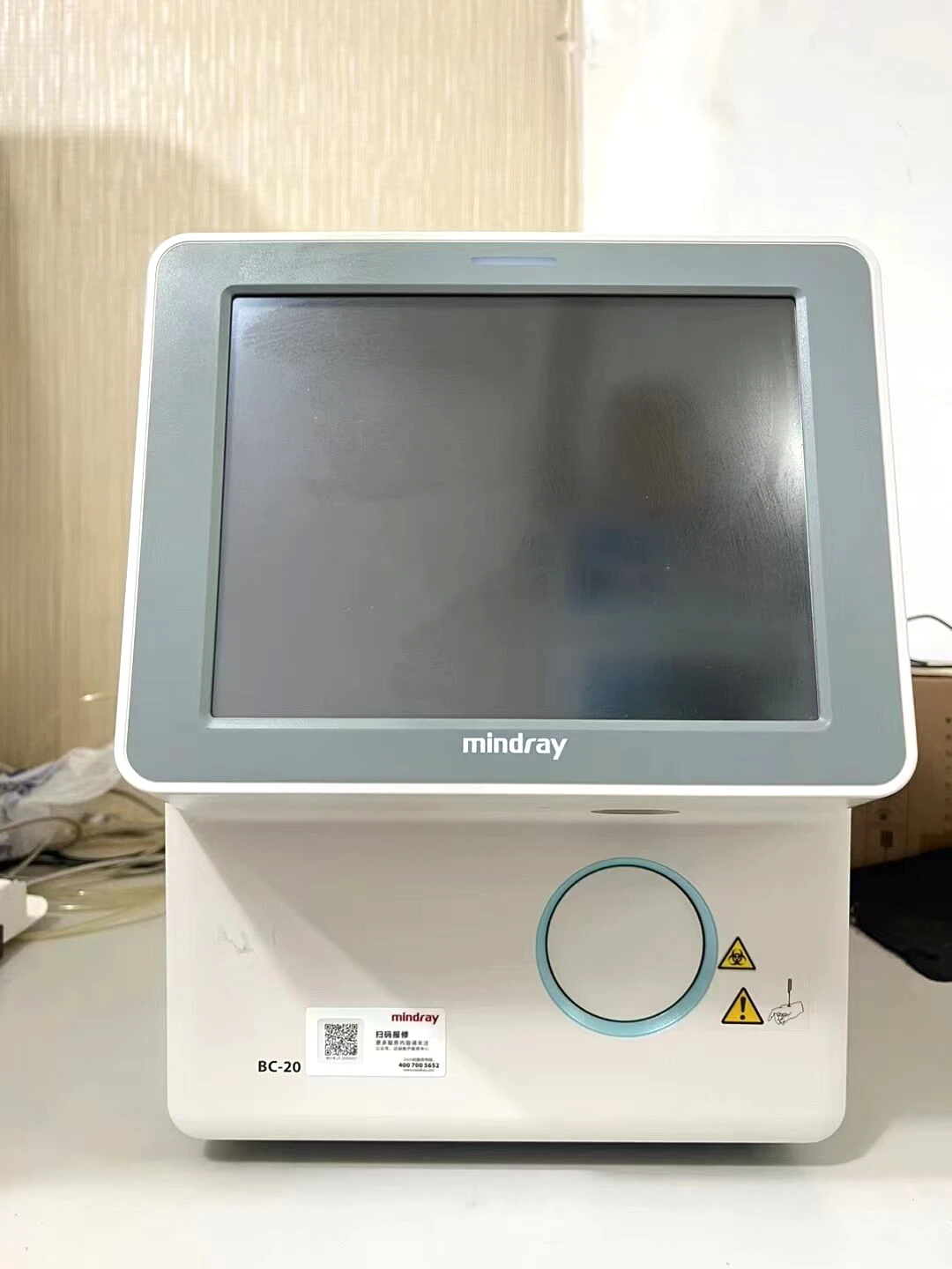 Used Mindray BC-20 Auto blood science analyzer BC 20 used CBC machine 3 parts mindray hemogram blood science analyzer