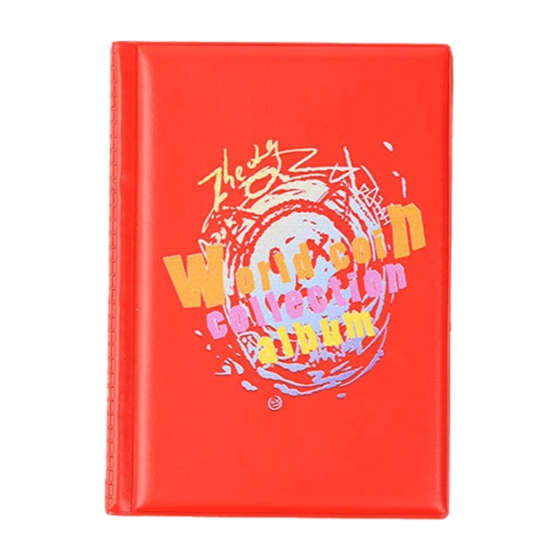 Coin Book 120 Pocket Coin Collection Holder Coin Storage Book 2.9x2.9cm Per Pocket, for Coin Collection