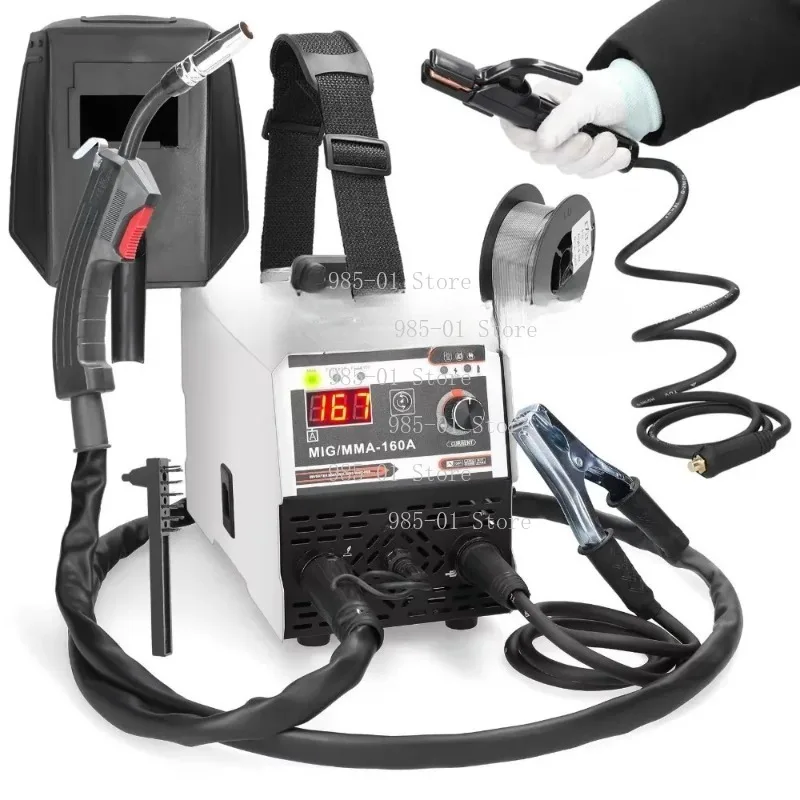 110-220V wide voltage 120A airless welding machine with accessories, supporting MIG/MMA welding