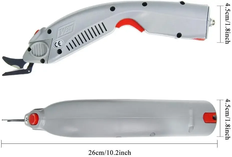 Wbt-1 Electric Fabric Scissors Cordless Fabric Shears Rechargeable Cloth Cutter for Carpet/Leather/Rubber/Paperboard