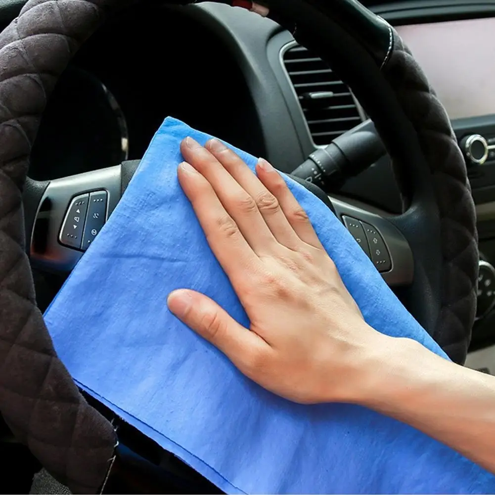 Pva Wash Car Towel Premium Quick-Dry Towel Ultra Absorbent Scratch-Free Reusable For Auto Maintenance Soft Deerskin Cloth Random view 4